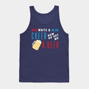 Red White & Blue 4th of July Tank Top